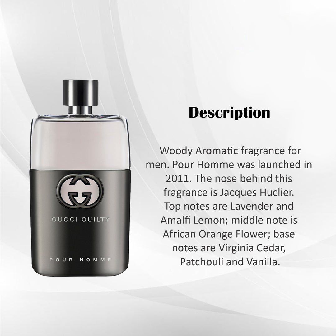 GUCCI GUILTY POUR HOMME EDT 90ML