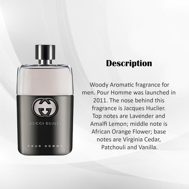 GUCCI GUILTY POUR HOMME EDT 90ML