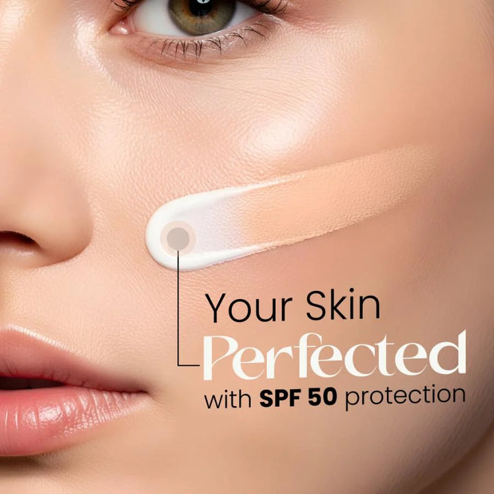 ALHALAL COSMETICS COLOR CHANGING FOUNDATION SPF 50 – ADAPTIVE SHADE MAKEUP FOUNDATION WITH SUN PROTECTION