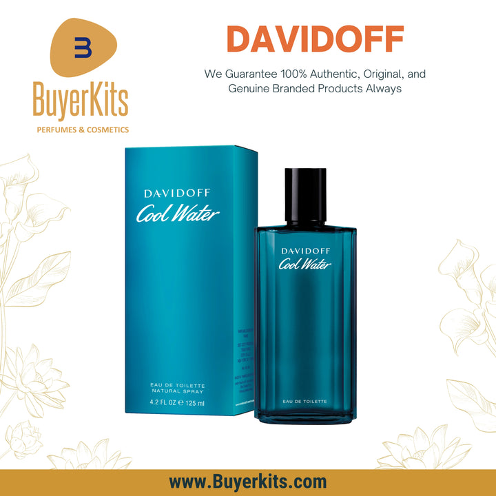 DAVIDOFF COOLWATER MEN EDT 125ML
