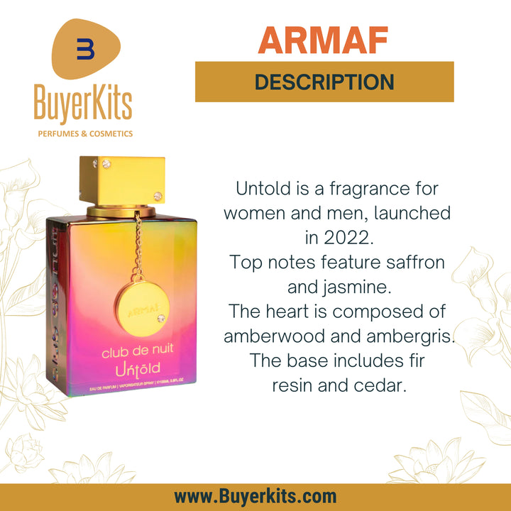 ARMAF CLUB DE NUIT UNTOLD EDP 105ML