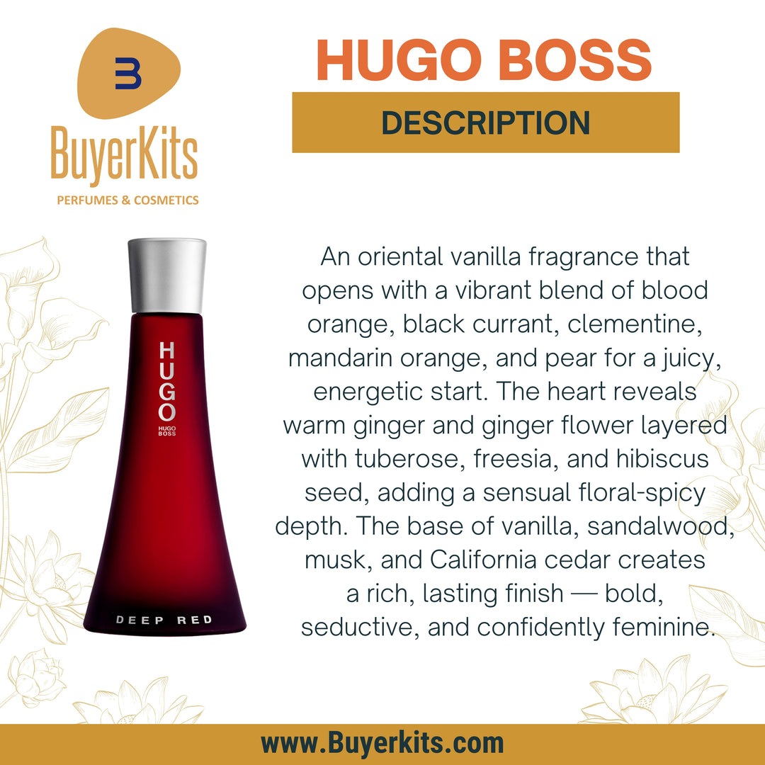 HUGO BOSS DEEP RED FOR WOMEN EDP 90ML