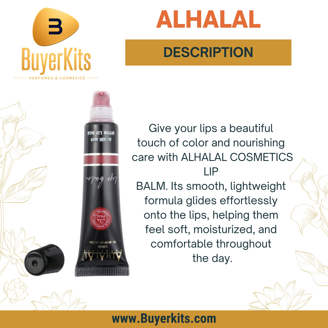 ALHALAL COSMETICS BUTTER LIP BALM  AL-328 ANZA – HYDRATING LIP CARE FOR SOFT & SMOOTH LIPS