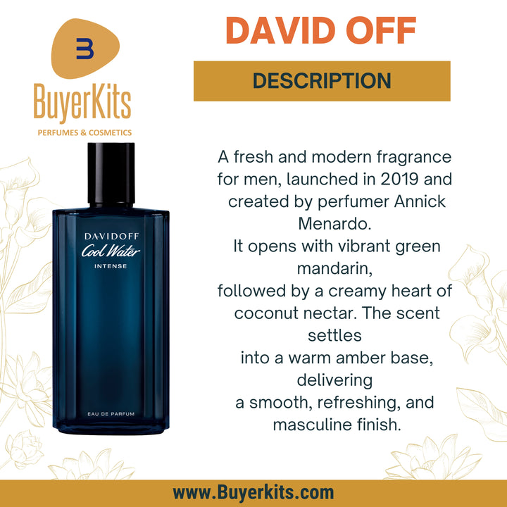 DAVIDOFF COOLWATER INTENSE EDP 125ML