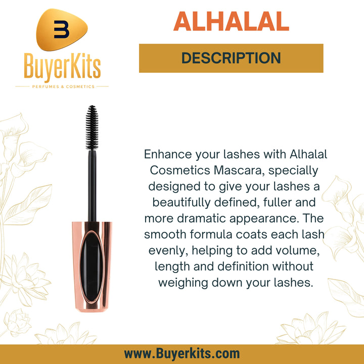 ALHALAL COSMETICS LUXURY VOLUME MASCARA – LASH-LENGTHENING & DEFINING EYE MAKEUP