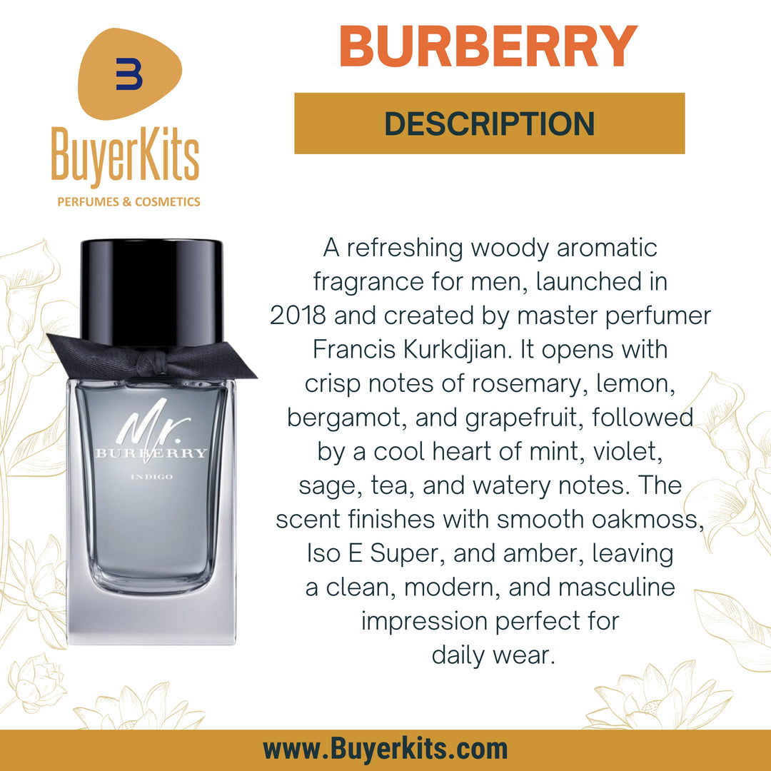 BURBERRY MR BURBERRY INDIGO EDT 100ML
