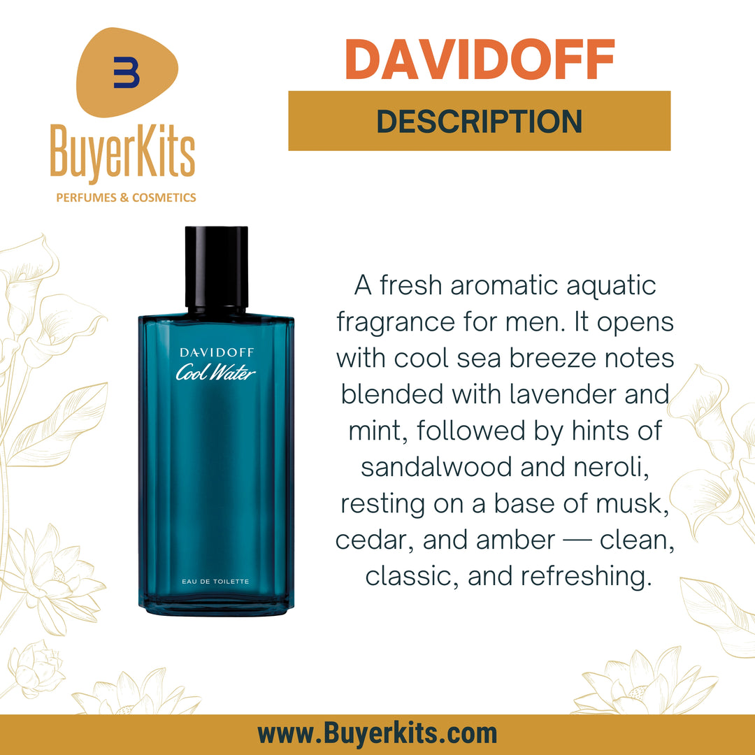 DAVIDOFF COOLWATER MEN EDT 125ML