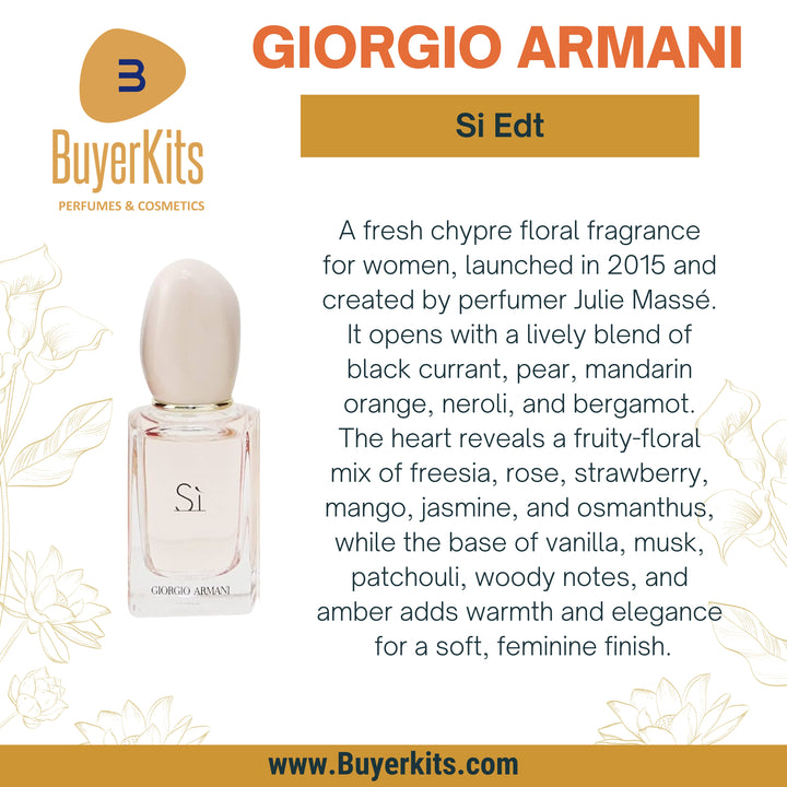 GIORGIO ARMANI SI PERFUME TRAVEL SET