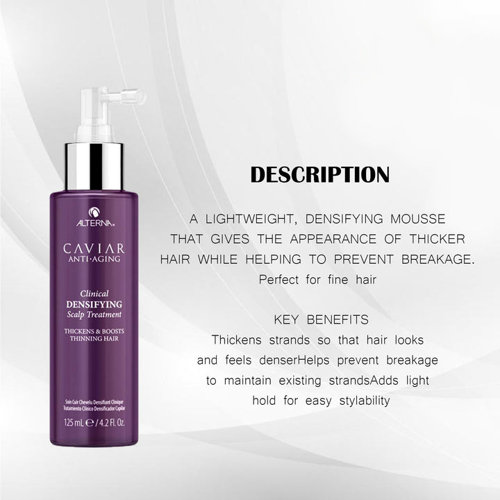 ALTERNA CAVIAR ANTI AGING CLINICAL DENSIFYING SCLAP HAIR TREATMENT 125ML