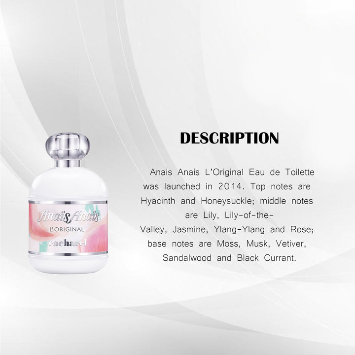 CACHAREL ANAIS ANAIS L'ORIGINAL EDT 100ML