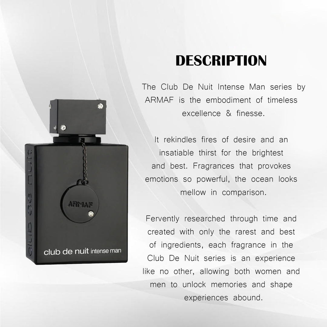 ARMAF CLUB DE NUIT INTENSE MAN EDT 105ML