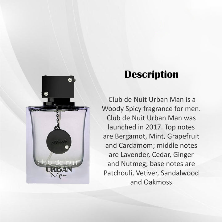 Armaf Club de nuit Urban man Edp 105ml