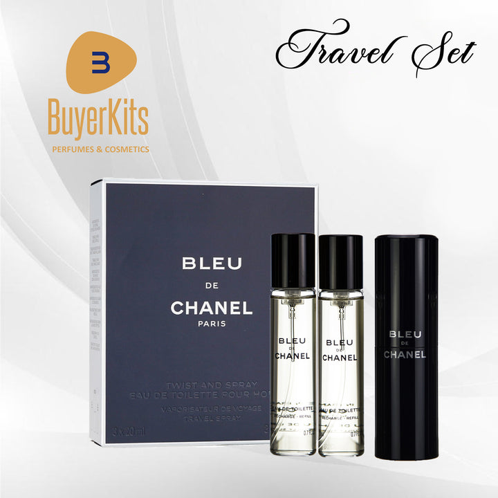 CHANEL BLEU DE CHANEL EDT TRAVEL REFILL SET