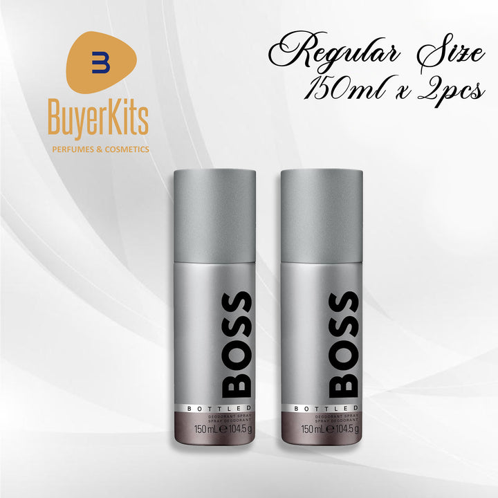 HUGO BOSS BOTTLED DEO SPRAY 150ML*2