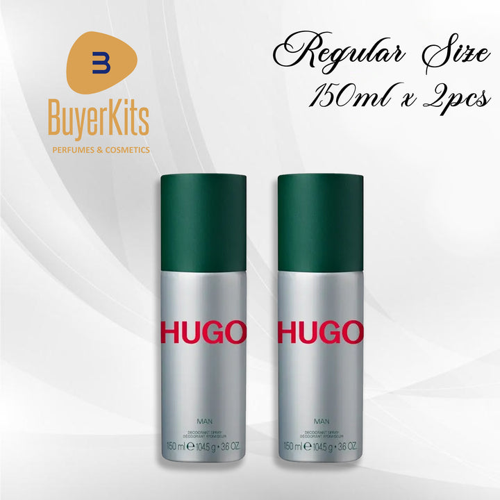 HUGO BOSS MAN DEO SPRAY 150ML*2