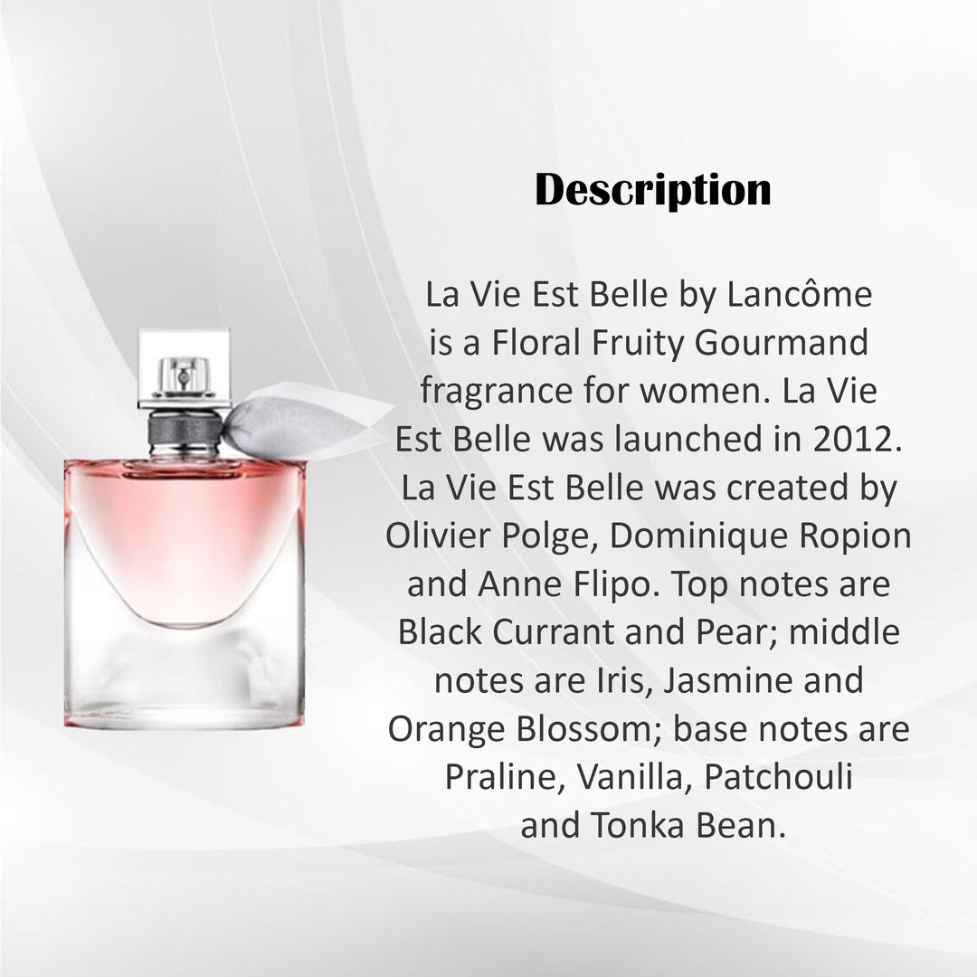 LANCOME LA VIE EST BELLE L'EAU DE PARFUM 30ML