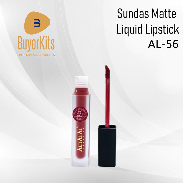 ALHALAL COSMETICS SUNDAS MATTE LIQUID LIPSTICK 3.6G AL-56