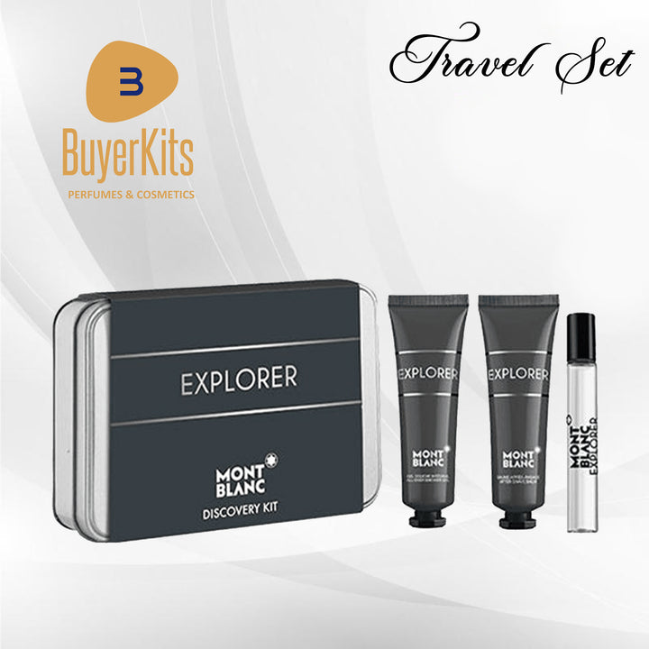 MONT BLANC EXPLORER EDP TRAVEL SET 3PCS