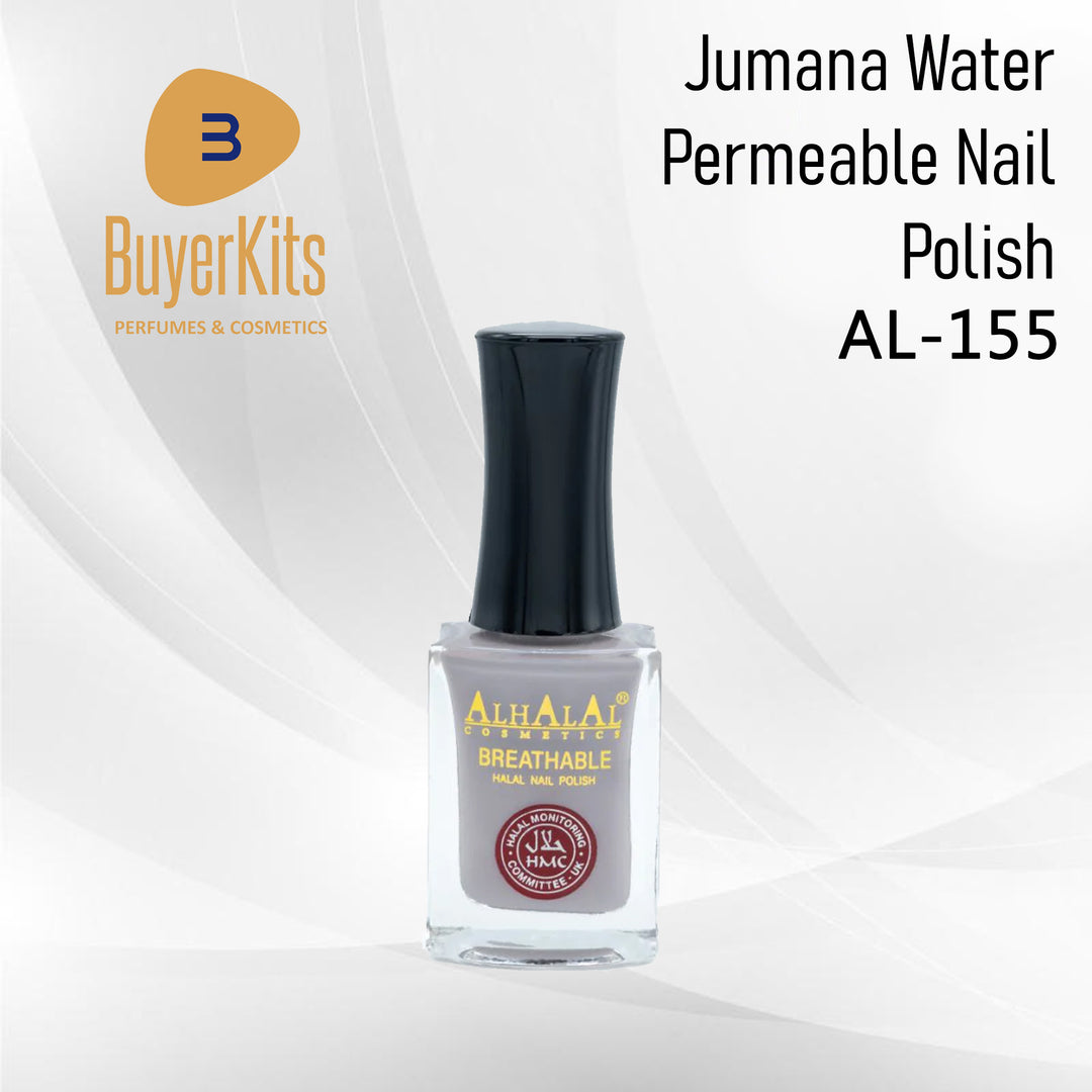 ALHALAL COSMETICS JUMANA WATER PERMEABLE NAIL POLISH 18ML AL-155