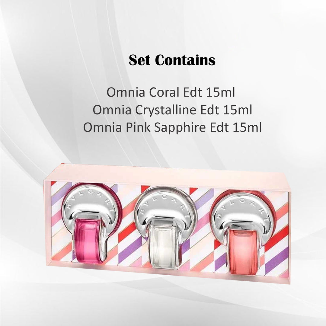 BVLGARI OMNIA TRAVEL SET 15ML*3