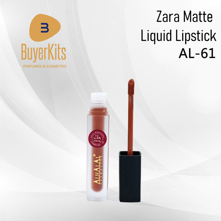 ALHALAL COSMETICS ZARA MATTE LIQUID LIPSTICK 3.6G (AL-61)