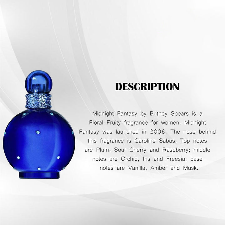 BRITNEY SPEARS MIDNIGHT FANTASY EDP 100ML TESTER