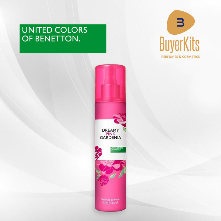 BENETTON DREAMY PINK GARDENIA BODY MIST 236ML