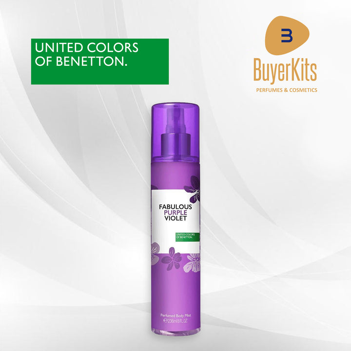 BENETTON FABULOUS PURPLE VIOLET BODY MIST 236ML