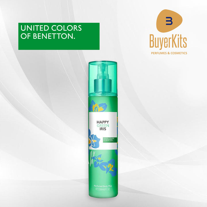 BENETTON HAPPY GREEN IRIS BODY MIST 236ML