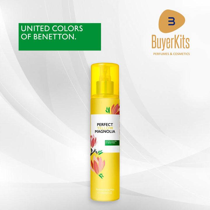 BENETTON PERFECT YELLOW MAGNOLIA BODY MIST 236ML