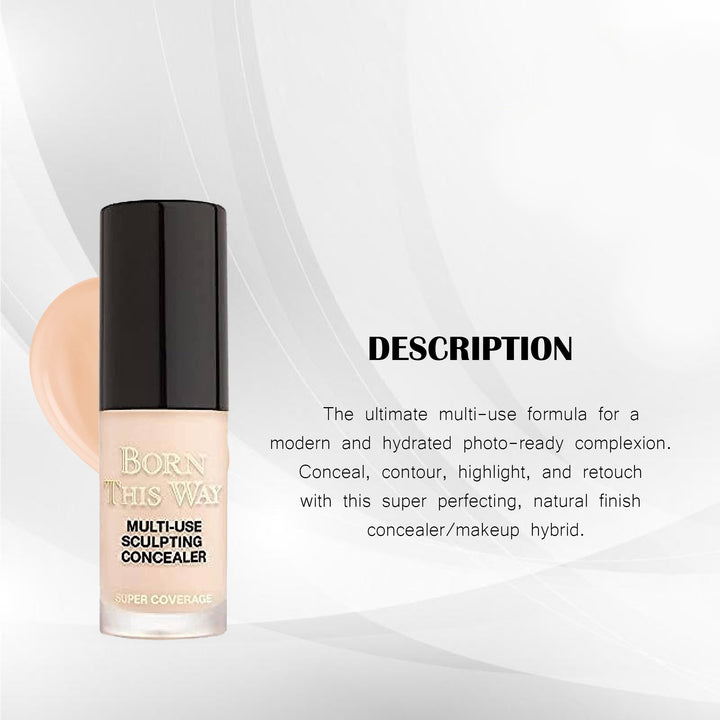 TOO FACED BORN THIS WAY MULTI USE SCULPTING CONCEALER  3.5ML #SNOW