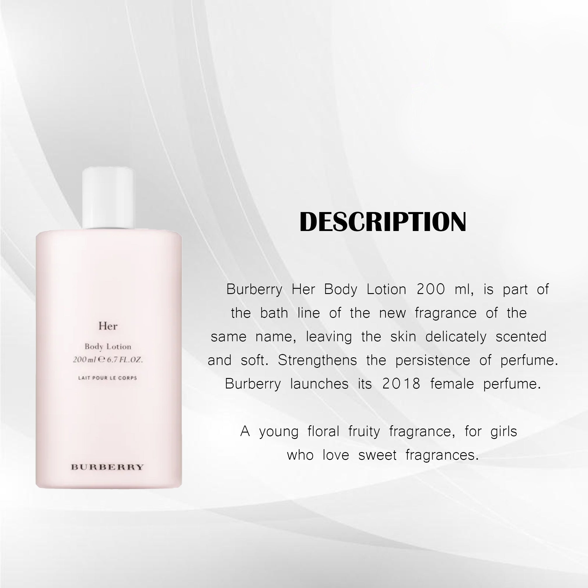 Burberry her body lotion 200ml hotsell