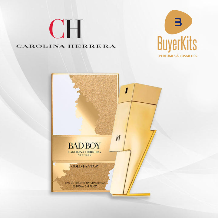 CAROLINA HERRERA BAD BOY GOLD FANTASY EDT 100ML