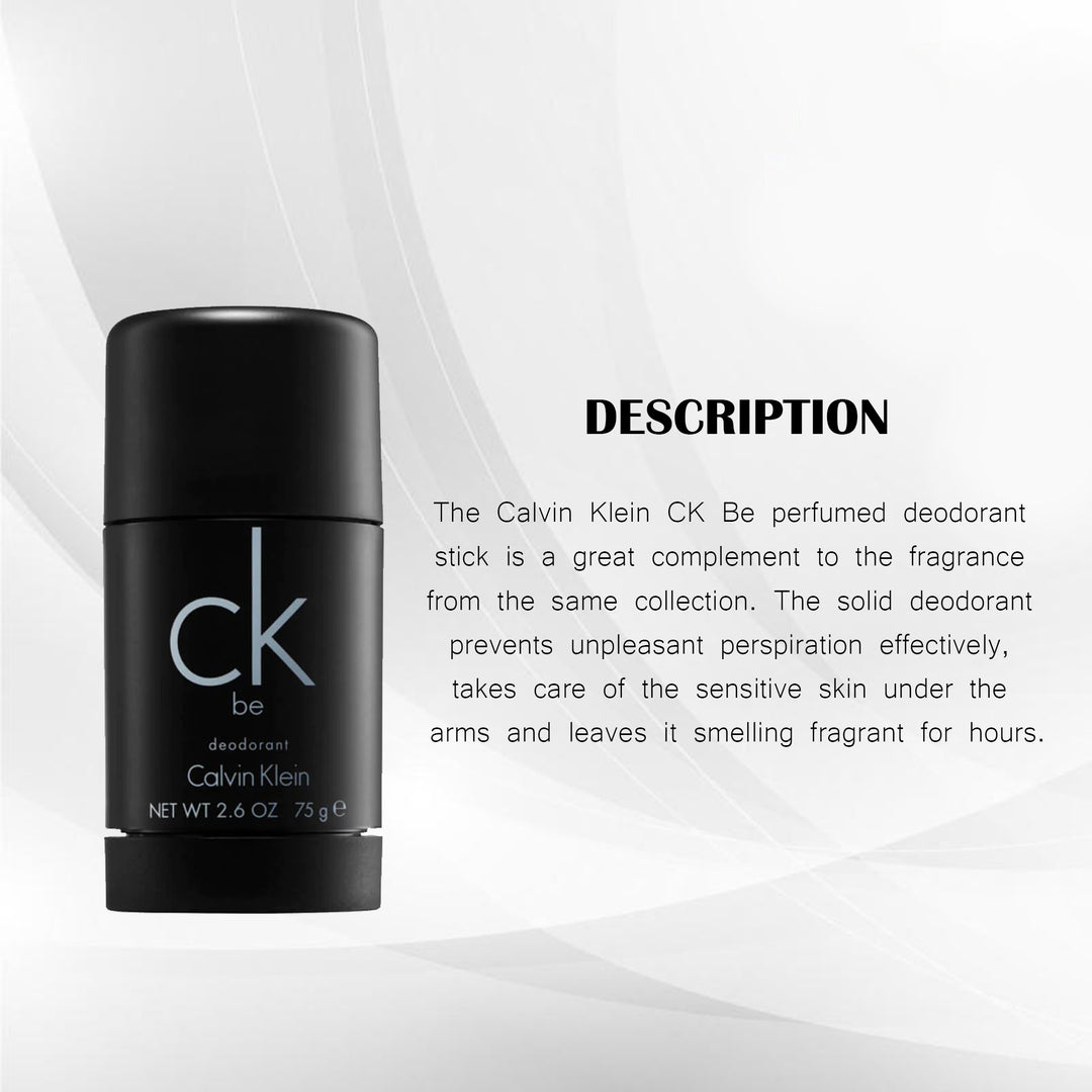 CALVIN KLEIN CK BE DEODORANT STICK 75G