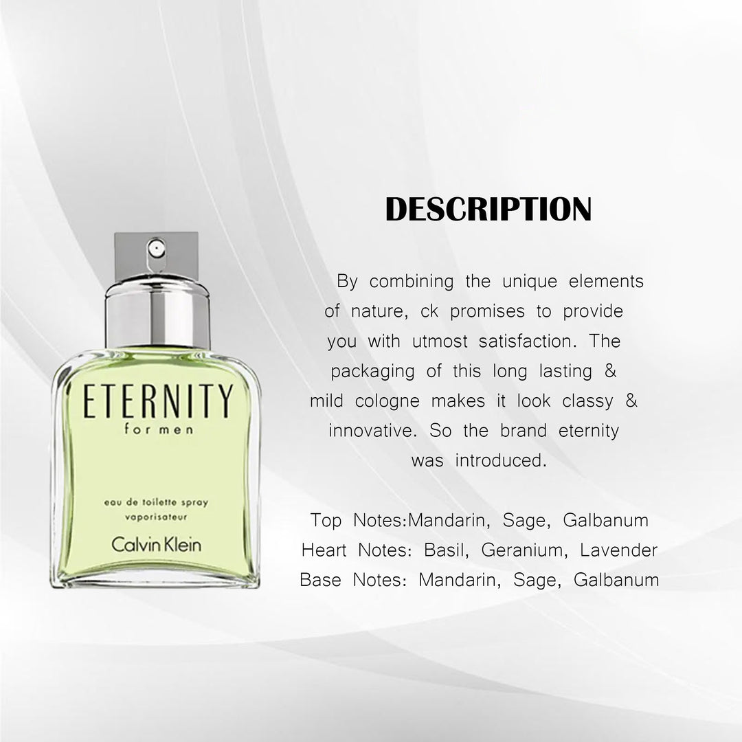 CALVIN KLEIN ETERNITY MEN EDT 100ML