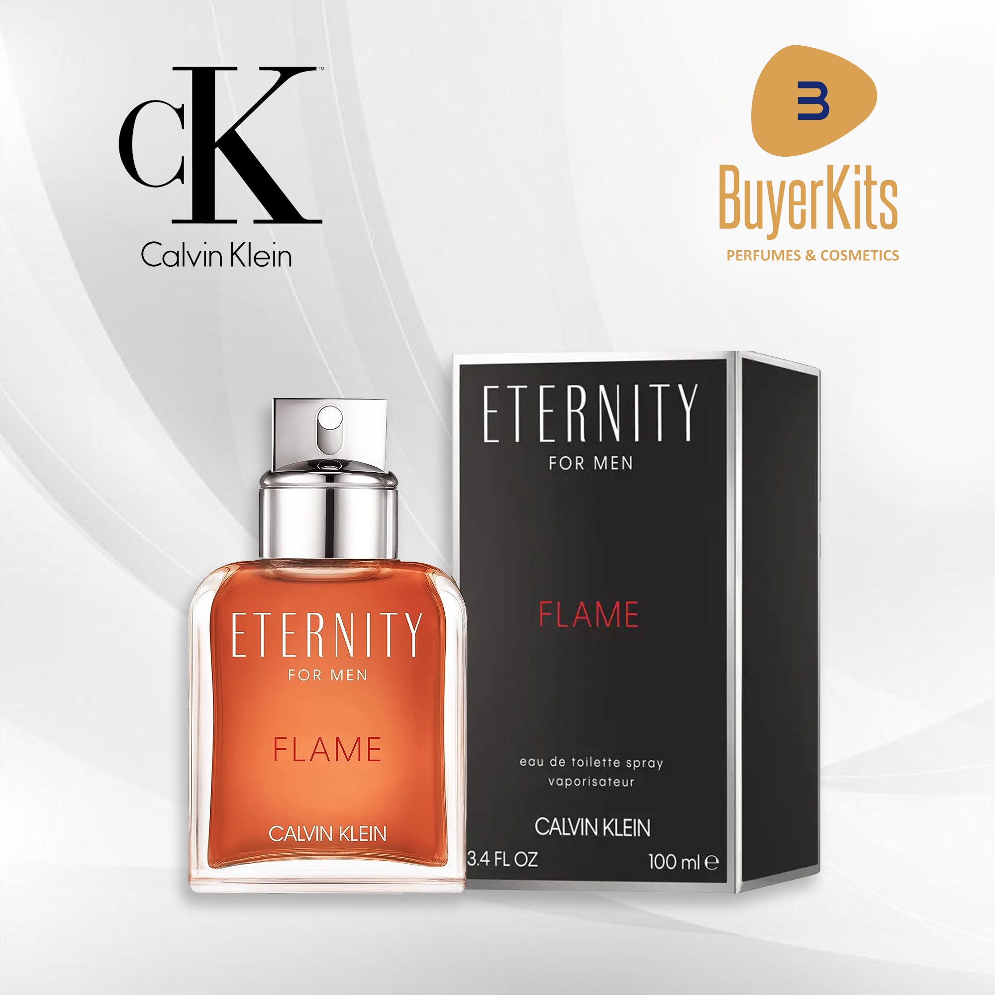 CALVIN KLEIN ETERNITY FLAME EDT 100ML FOR MEN Buyerkits