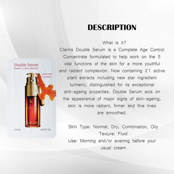 CLARINS DOUBLE SERUM 0.9ML*3