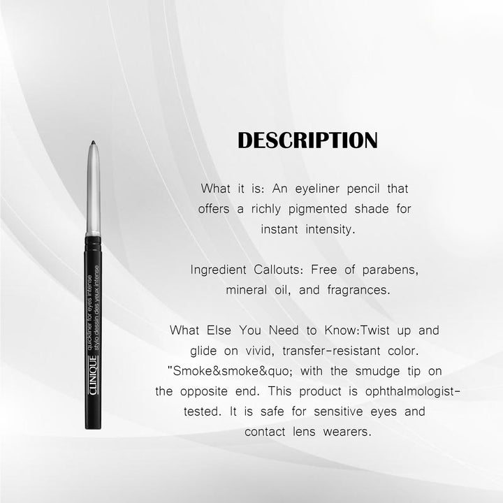 CLINIQUE QUICKLINER EYE INTENSE #BLACK