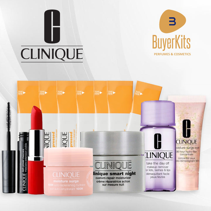 CLINIQUE BEAUTY ESSENTIAL GIFT SET -7PCS