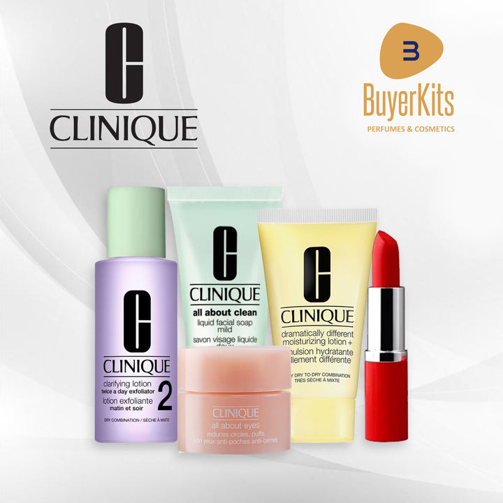 CLINIQUE BEAUTY GIFT SET 5PCS