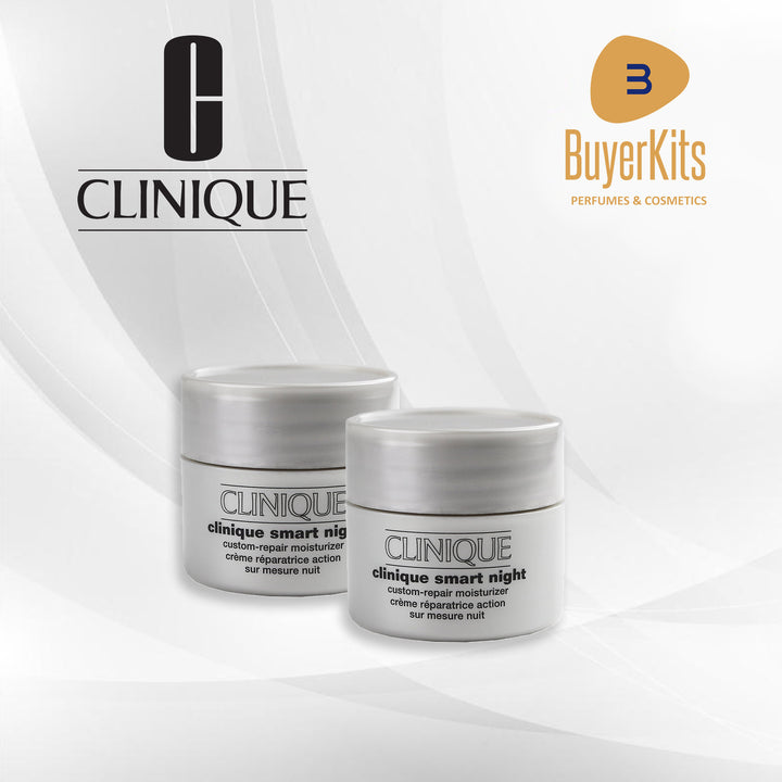 CLINIQUE SMART NIGHT CUSTOM REPAIR MOISTURIZER 15ML-2PCS