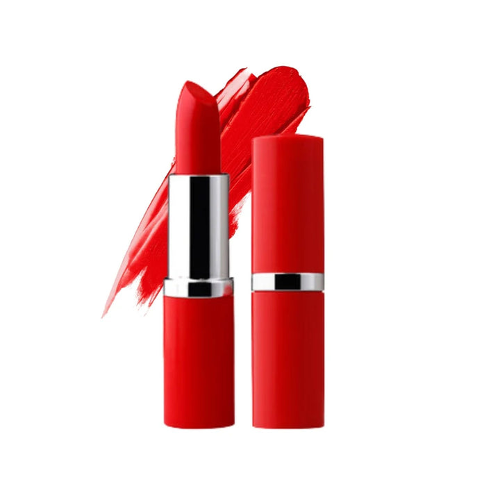 CLINIQUE POP LIP COLOR + PRIMER LIPSTICK 06 POPPY POP 3.5G WITH FREE FLORAL COSMETIC POUCH