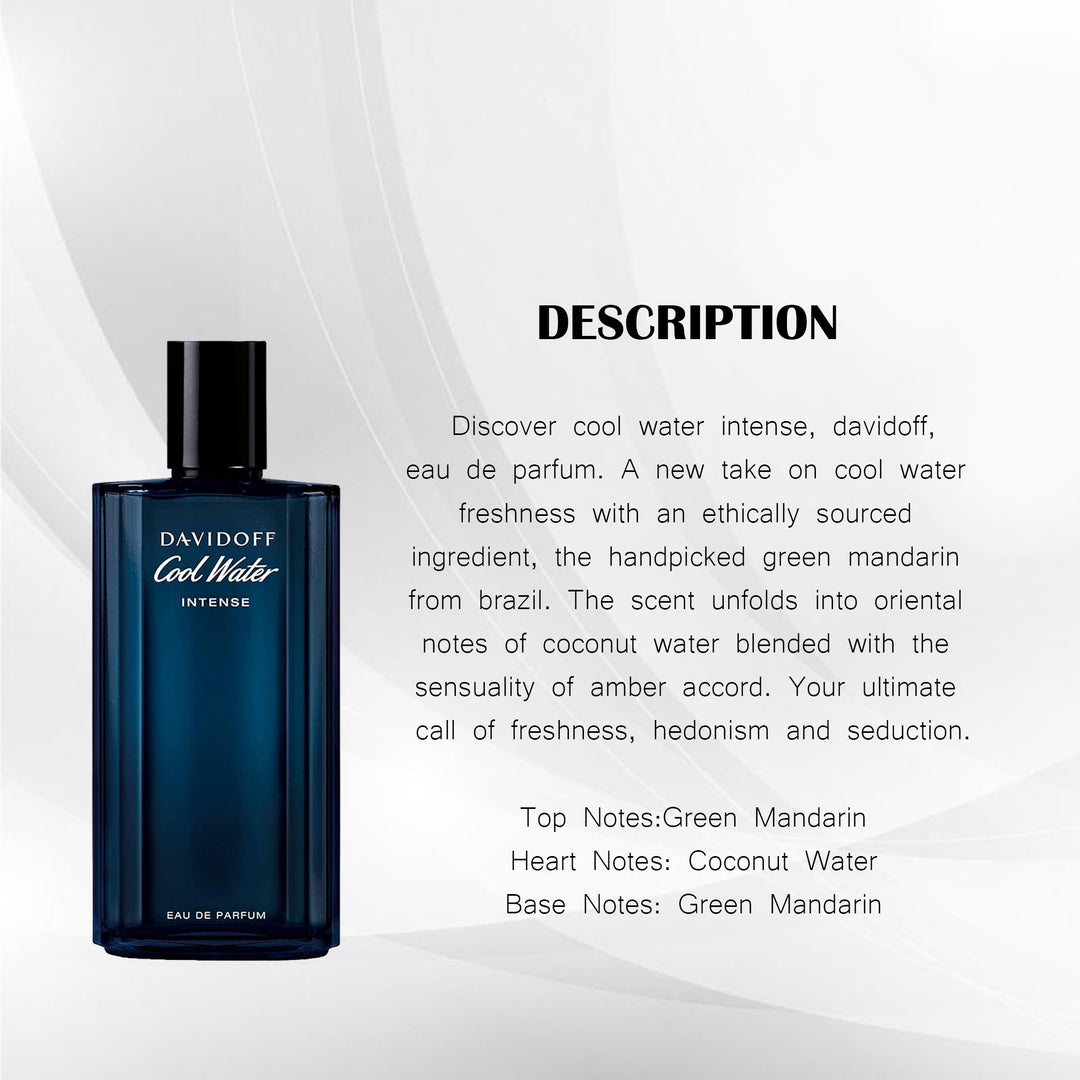 DAVIDOFF COOL WATER INTENSE MEN EDP 125ML