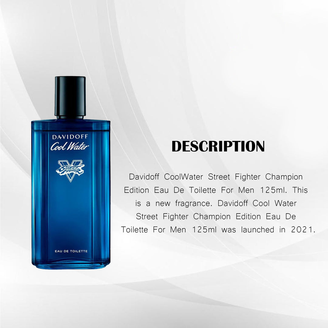 DAVIDOFF COOL WATER STREET FIGHTER EDT 125ML CHAMPION EDITION