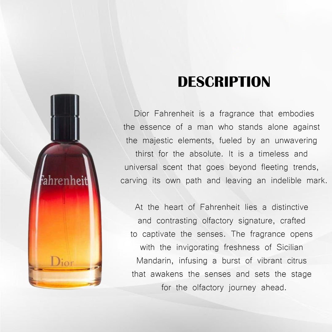 DIOR FAHRENHEIT EDT 100ML