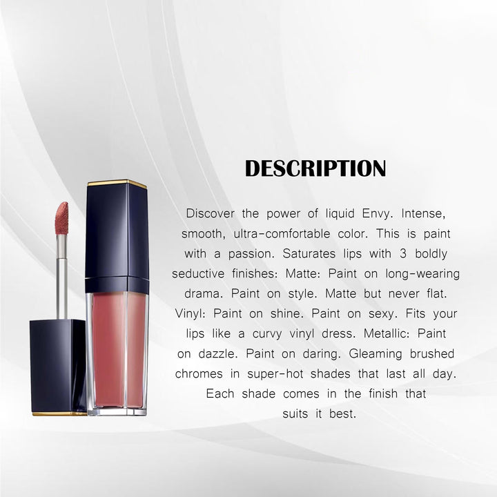 ESTEE LAUDER PURE COLOR ENVY PAINT -ON LIQUID LIP COLOR #521 SWEET NOTHING -MATTE 6.5G