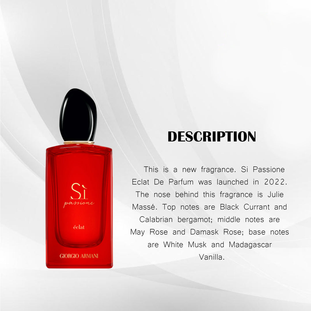 GIORGIO ARMANI SI PASSIONE ECLAT EDP 100ML - Main Image