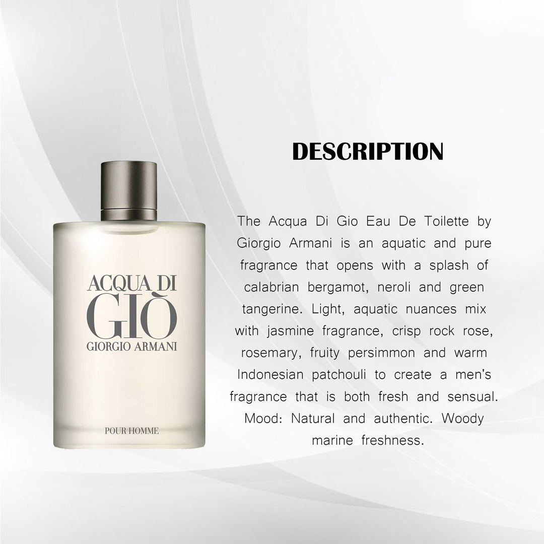 GIORGIO ARMANI ACQUA DI GIO EDT 100ML TESTER UNBOXED