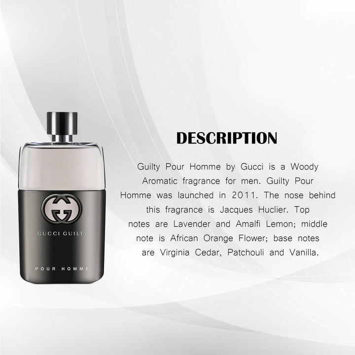 GUCCI GUILTY POUR HOMME EDT 90ML