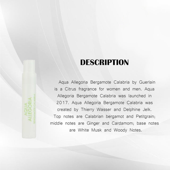 GUERLAIN AQUA ALLEGORIA BERGAMOTE CALABRIA EDT 1ML